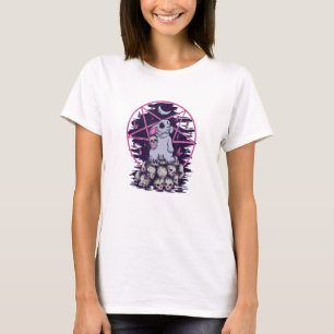 Creepy Cute Bunny With Dead Skulls T-Shirt