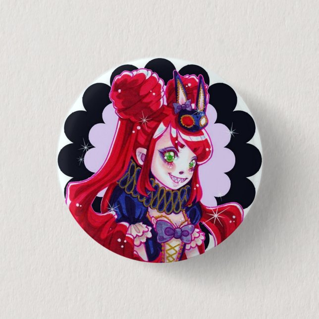 Creepy, Cute CMonster 3 Cm Round Badge (Front)