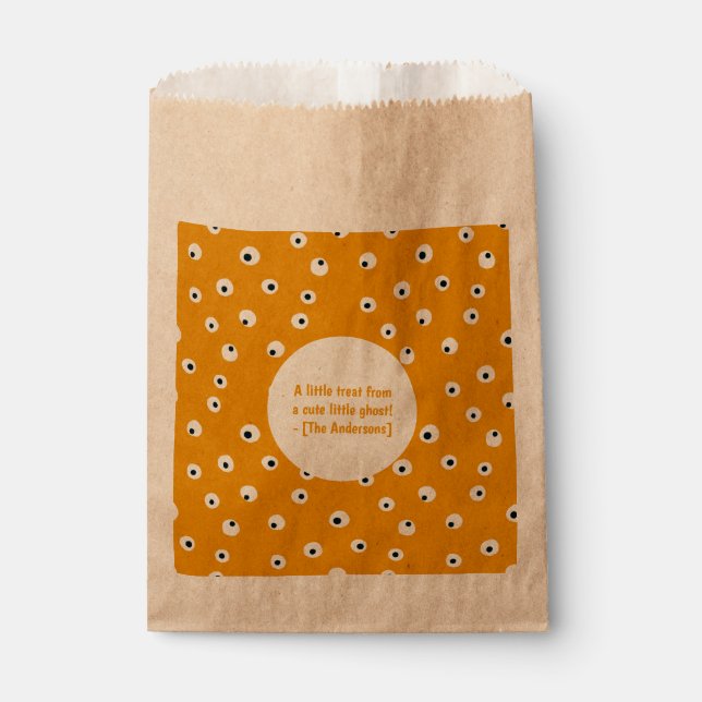 Creepy Cute Eyeball Pattern Halloween Favour Bag (Front)