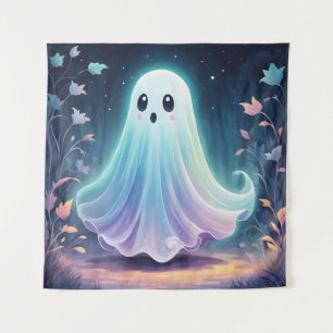 Creepy Cute Ghost Tapestry