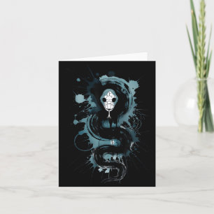 Creepy Cute Goth Snake Horror Snake Sketch Alt Nge Card