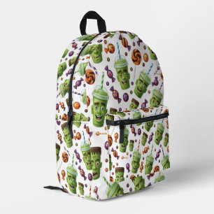 Creepy Cute Halloween For Frankenstein Printed Backpack