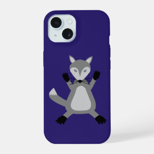Creepy Cute Halloween Wolf iPhone 15 Case