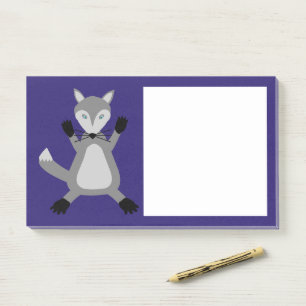 Creepy Cute Halloween Wolf Post-it Notes