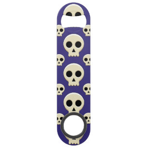 Creepy Cute Kawaii Goth Skull Pattern