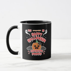 Creepy Cute Kawaii Halloween Ghost Board Mug