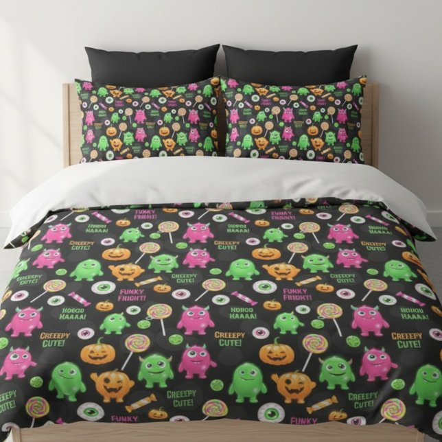 "Creepy Cute" Monsters and Halloween Fun Seamless  Pillowcase (Creator Uploaded)