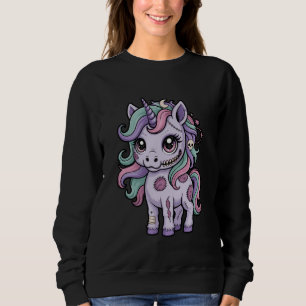 Creepy Cute Pastel Unicorn Sweatshirt