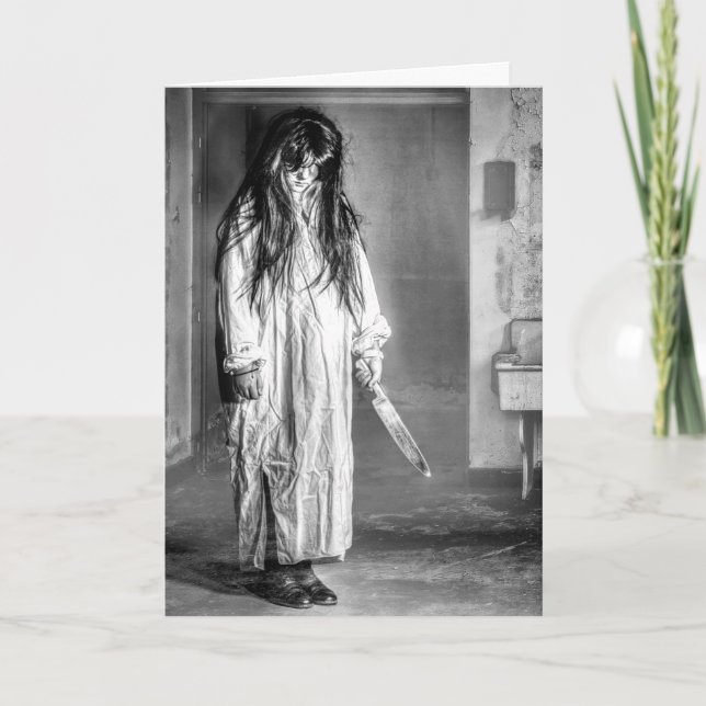 Creepy Dark Humour Card (Front)