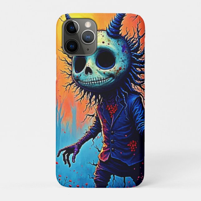 Creepy Demon in Spooky Woods Design Case-Mate iPhone Case (Back)