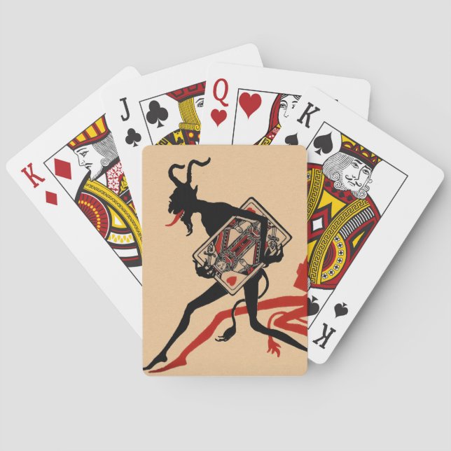 Creepy Devil Playing Cards (Back)
