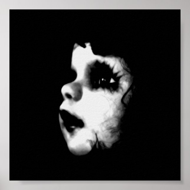Creepy Doll Face Poster (Front)