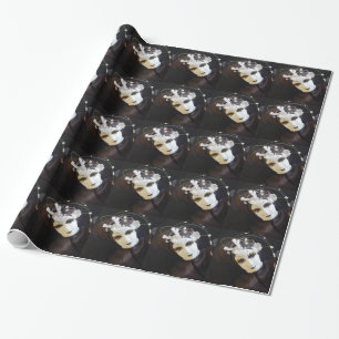 Creepy Doll Face Wrapping Paper