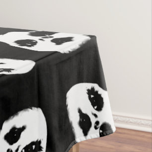 Creepy Doll Faces Tablecloth