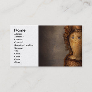 Creepy - Doll - Matilda Business Card