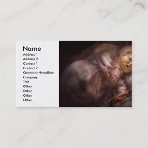 Creepy - Doll - Night Terrors Business Card