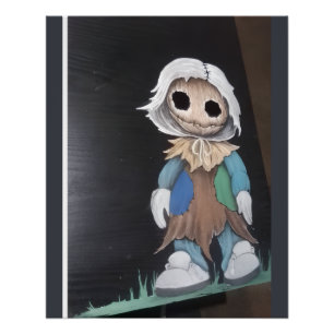 Creepy Doll — Original Horror Art Print