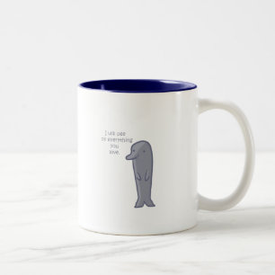 Creepy Dolphin mug