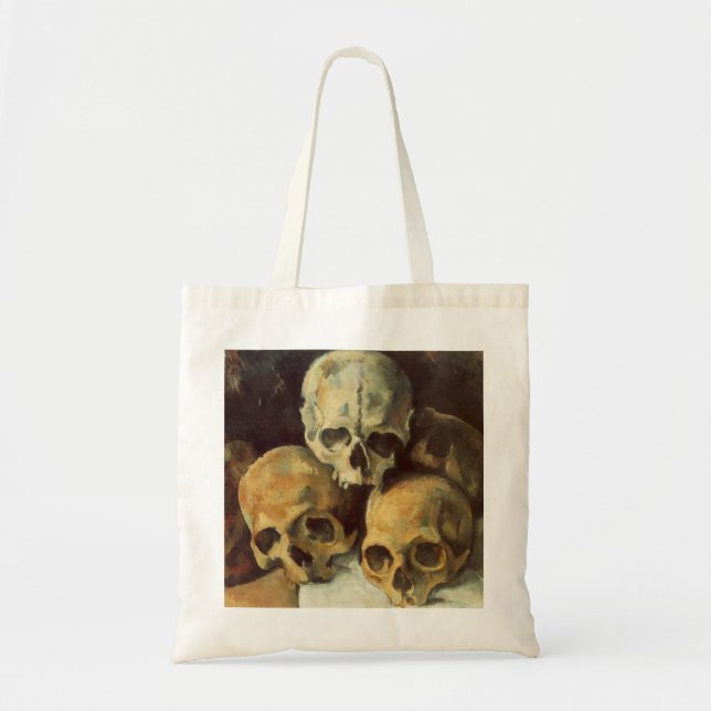 Creepy Eerie Skulls Vintage Halloween Tote Bag (Front)