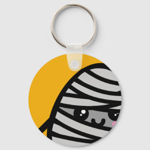 Creepy Egg Mummy - Halloween Key Ring