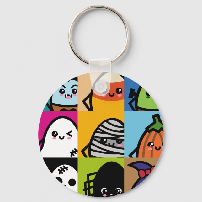 Creepy Eggs Series - Halloween Key Ring (Front)