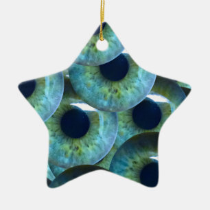 creepy eyeballs ceramic tree decoration