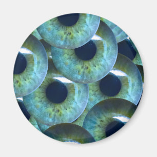 creepy eyeballs magnet