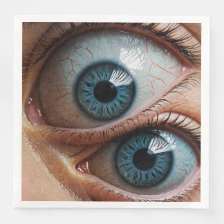 Creepy eyeballs  napkin
