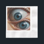 Creepy eyeballs  napkin<br><div class="desc">The most appetite inducing napkins on the planet.</div>