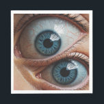 Creepy eyeballs napkin<br><div class="desc">The most appetite inducing napkins on the planet.</div>