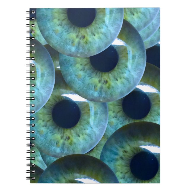 creepy eyeballs notebook (Front)