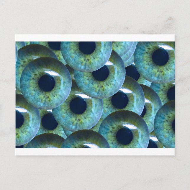 creepy eyeballs postcard (Front)
