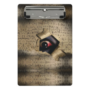 Creepy Eyes V02 Mini Clipboard