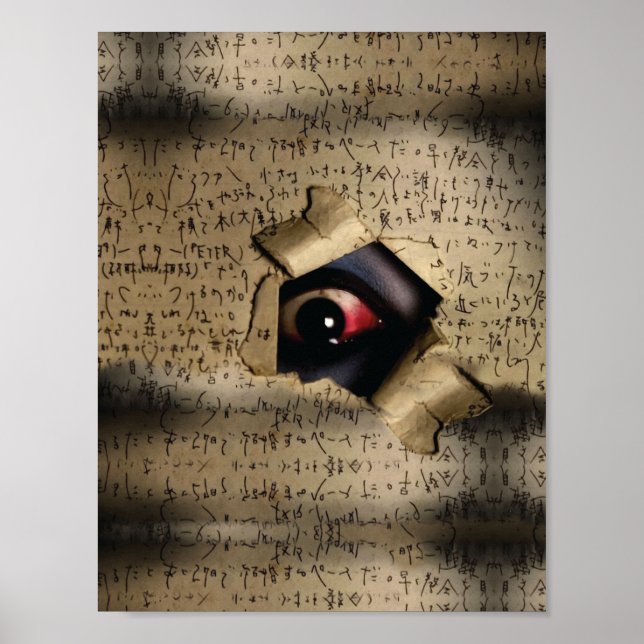 Creepy Eyes V02 Poster (Front)