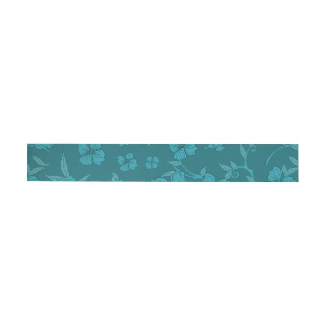 Creepy Flowers Pattern 2 Wrap Around Label (Individual)