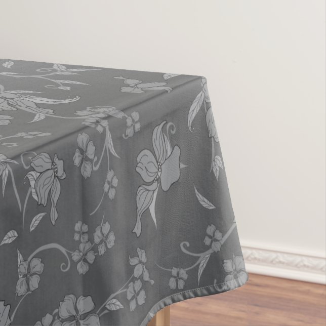 Creepy Flowers Pattern 3 Tablecloth (In Situ)