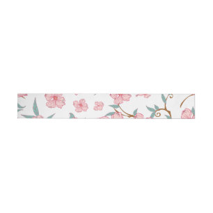 Creepy Flowers Pattern 4 Wrap Around Label