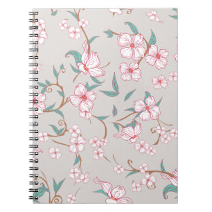 Creepy Flowers Pattern 6 Notebook