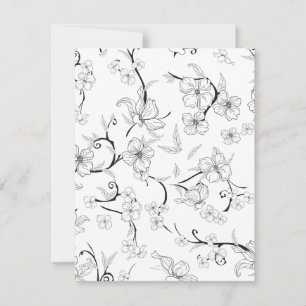 Creepy Flowers Pattern 7 Card