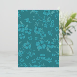 Creepy Flowers Pattern 9 Thank You Card