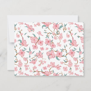 Creepy Flowers Pattern Card