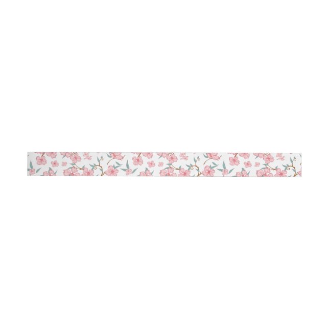 Creepy Flowers Pattern Wrap Around Label (Individual)
