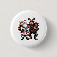 Creepy Funny Horror Santa Claus Krampus Christmas