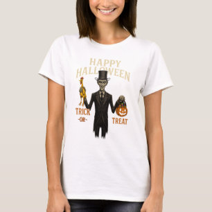 Creepy Gentleman Trick-or-Treat Halloween Shirt