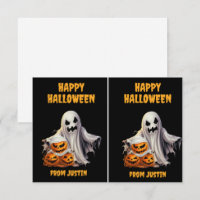 Creepy Ghost Jack O' Lanterns Halloween Classroom