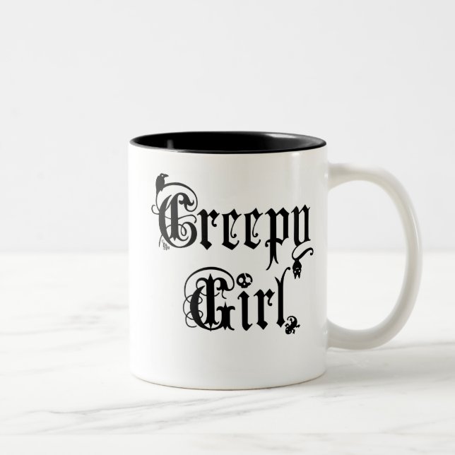 Creepy Girl Mug (Right)