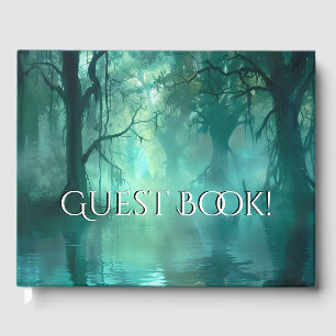 Creepy Green Swamp Custom Guest Book