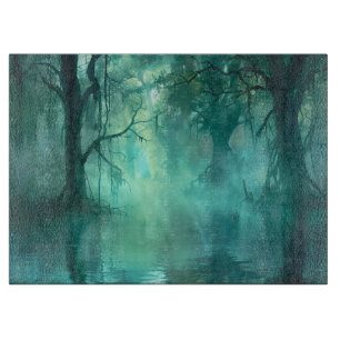 Creepy Green Swamp Cutting Board