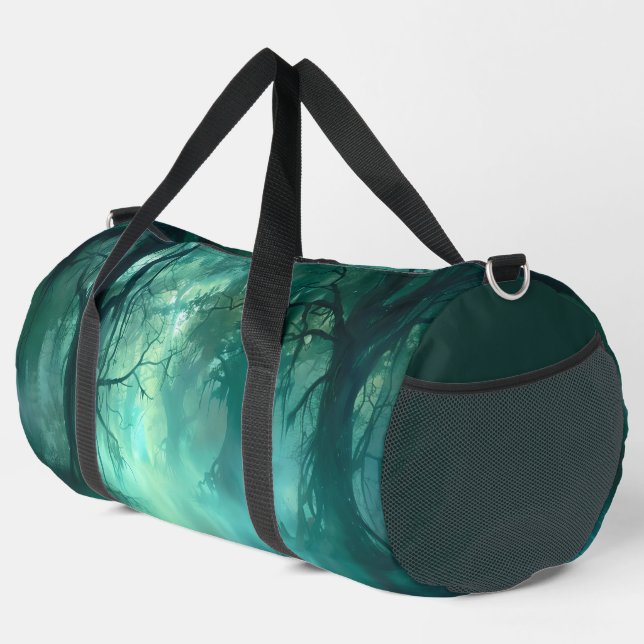 Creepy Green Swamp  Duffle Bag (Right Corner)