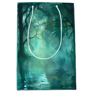 Creepy Green Swamp Medium Gift Bag